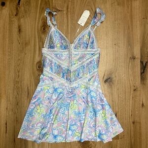 For Love And Lemons Dress Midsummer Floral Slip Dress